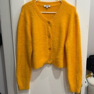 Frankie’s Bikini’s fun yellow cardigan